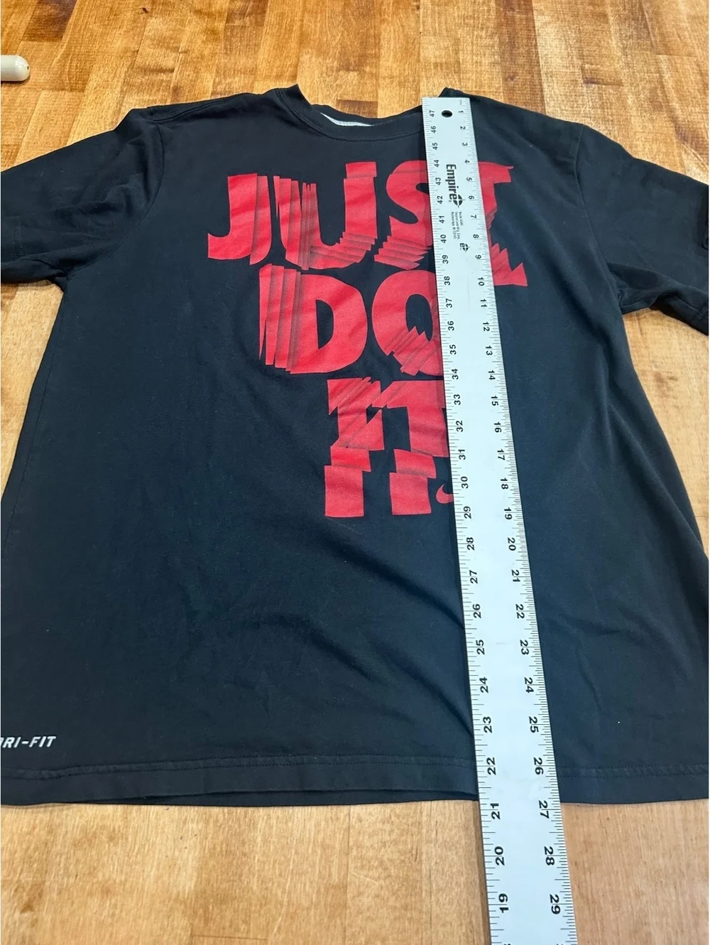 Nike Black Dri-FIT 'Just Do It' T-Shirt Size S